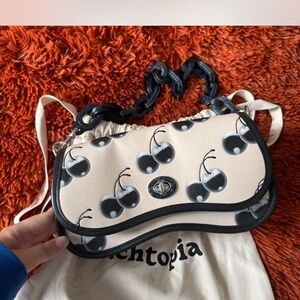 Coachtopia Cherry Print Shoulder Bag